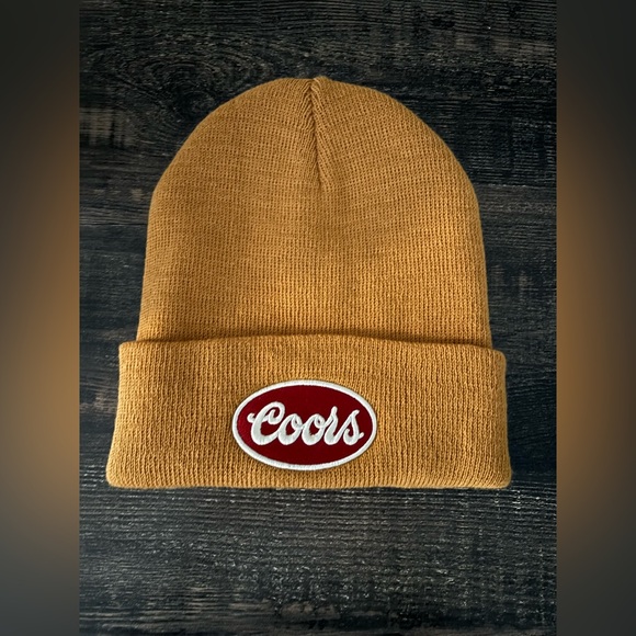 Coors Other - Coors RARE Mustard Yellow Beanie OS